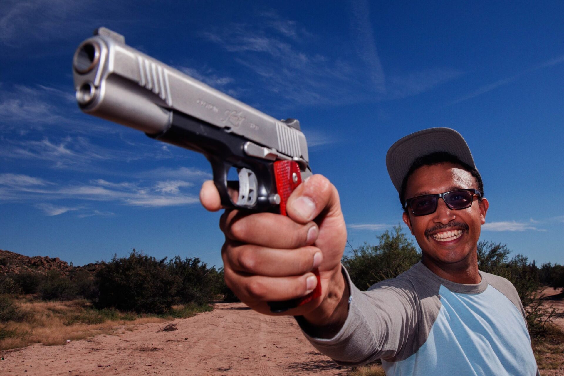 Eric with his Kimber Pistol Handgun
